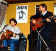 Serge Lelièvre avec Jean-Marie Vivier en tournée.